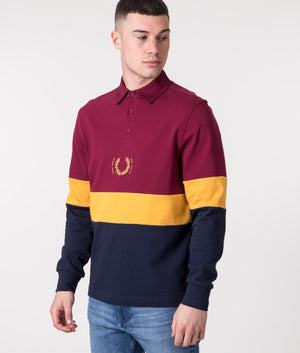 Long-Sleeve-Rugby-Shirt-Tawny-Port-Fred-Perry-EQVVS