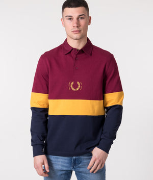 Long-Sleeve-Rugby-Shirt-Tawny-Port-Fred-Perry-EQVVS
