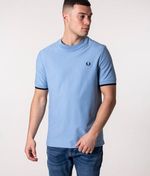 Tipped-Cuff-T-Shirt-Sky-Blue-Fred-Perry-EQVVS