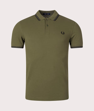 Twin-Tipped-Fred-Perry-Polo-Shirt-Unfrmgrn/Black-Fred-Perry-EQVVS