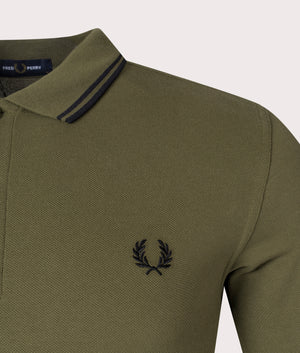 Twin-Tipped-Fred-Perry-Polo-Shirt-Unfrmgrn/Black-Fred-Perry-EQVVS