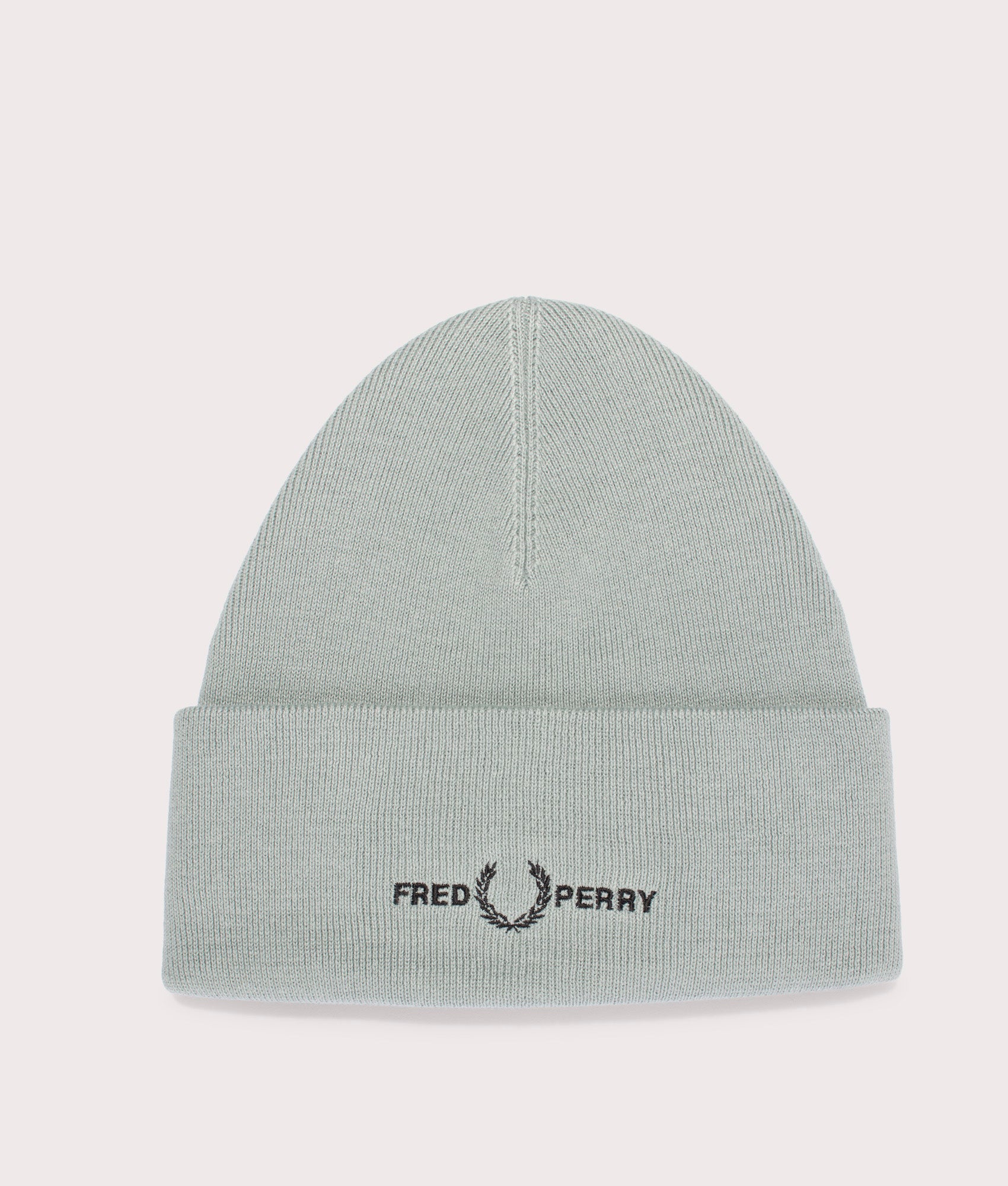 Graphic-Beanie-Silver-Blue-Fred-Perry-EQVVS