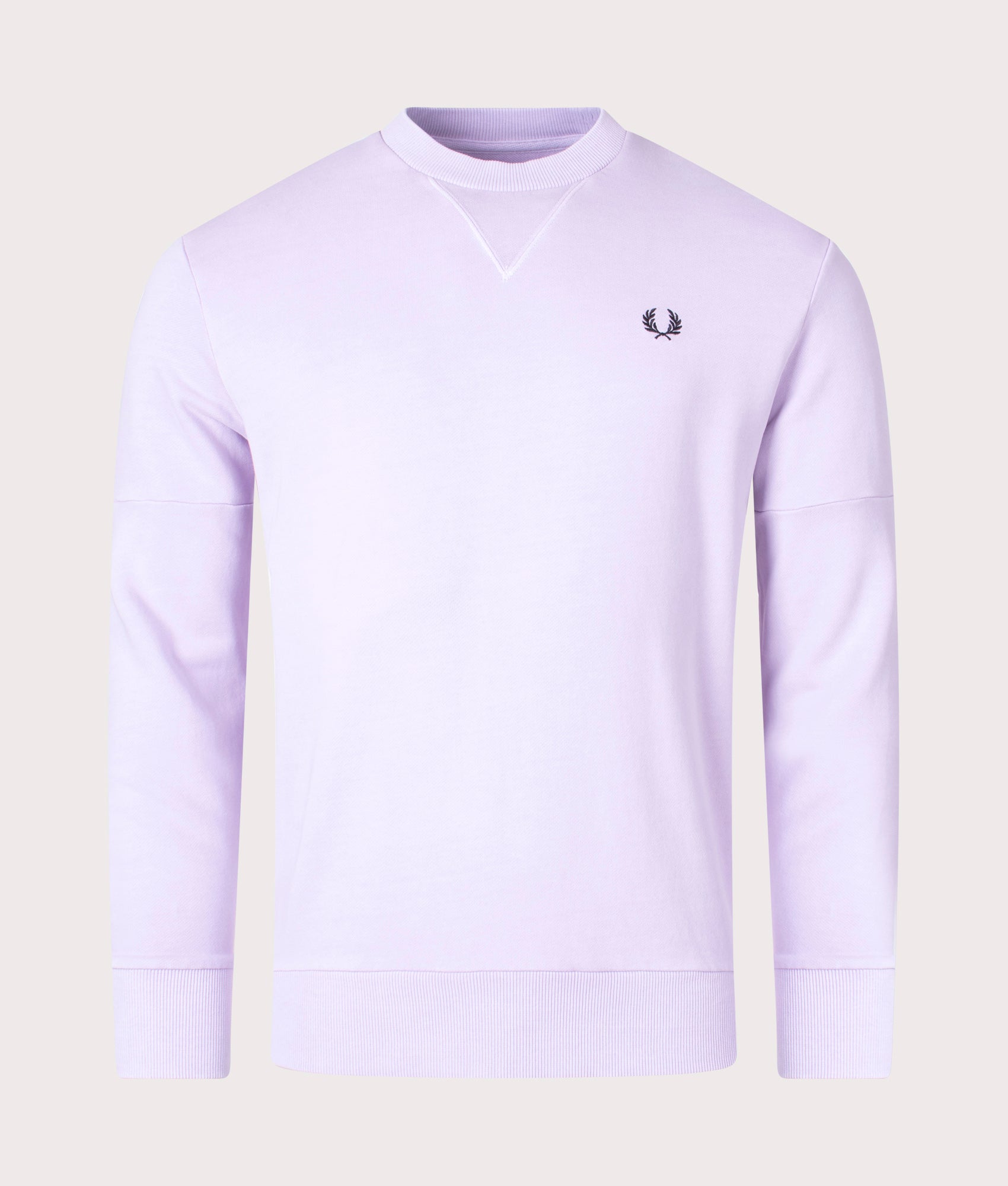 Relaxed-Fit-Pigment-Dyed-Sweatshirt-Lilac-Soul-Fred-Perry-EQVVS