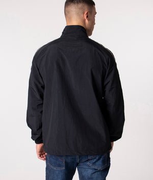 Quarter-Zip-Taped-Sleeve-Shell-Windbreaker-Black-Fred-Perry-EQVVS