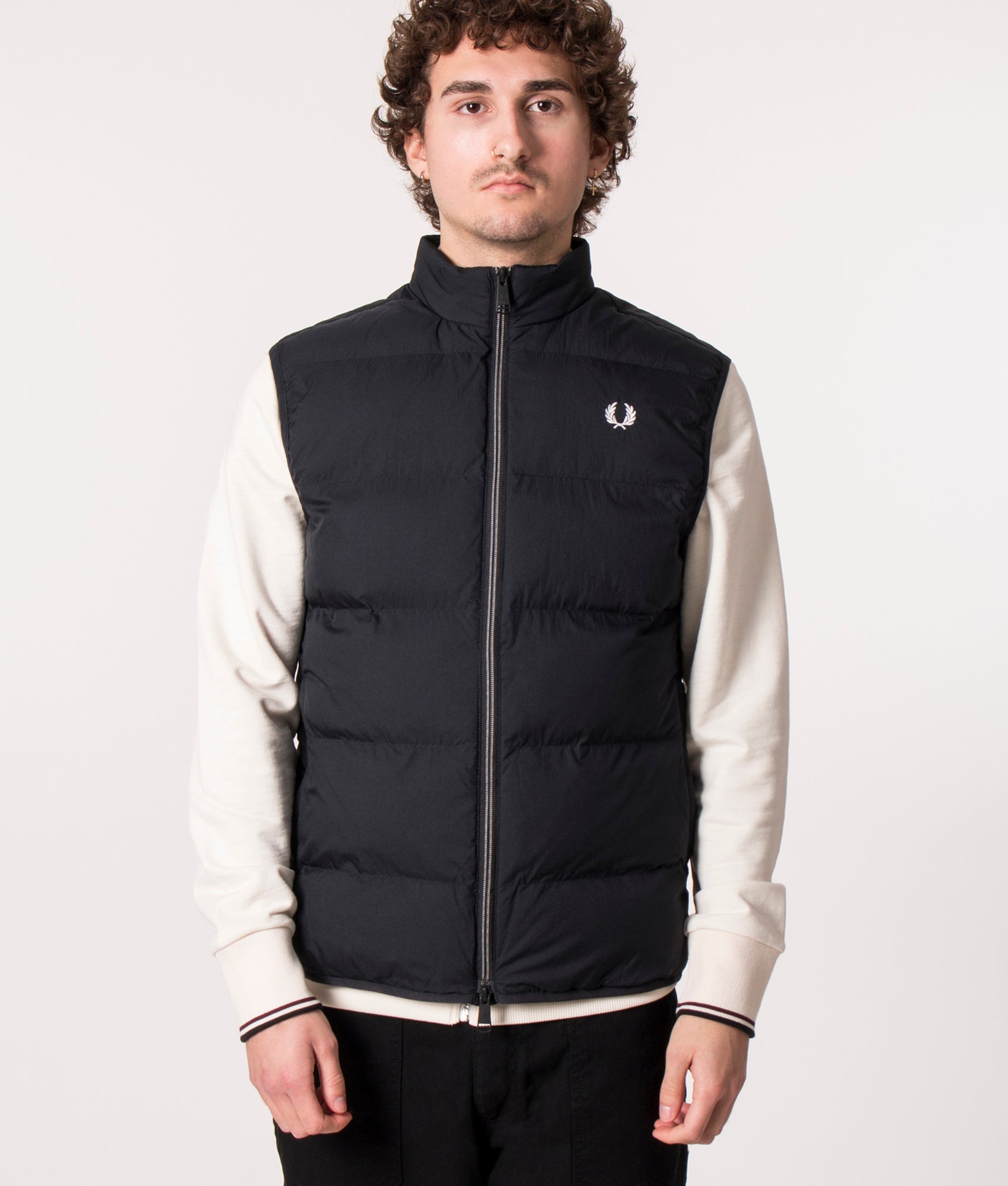 Insulated Gilet Black | Fred Perry | EQVVS