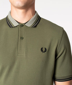 Striped-Collar-Polo-Shirt-Uniform-Green-Fred-Perry-EQVVS