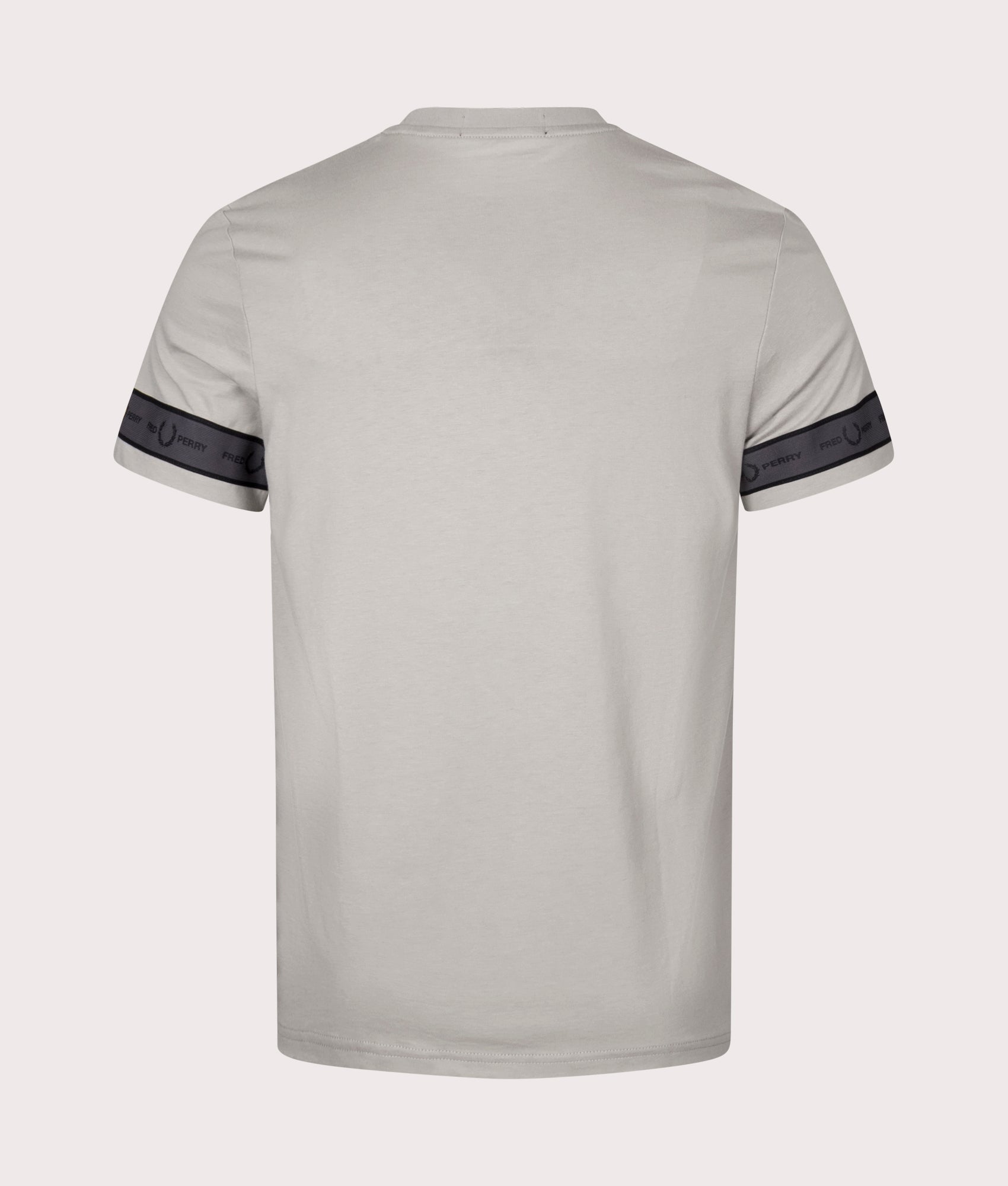 Fred Perry Taped Cuff T-Shirt in Concrete, EQVVS.