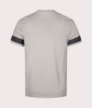Fred Perry Taped Cuff T-Shirt in Concrete, EQVVS.