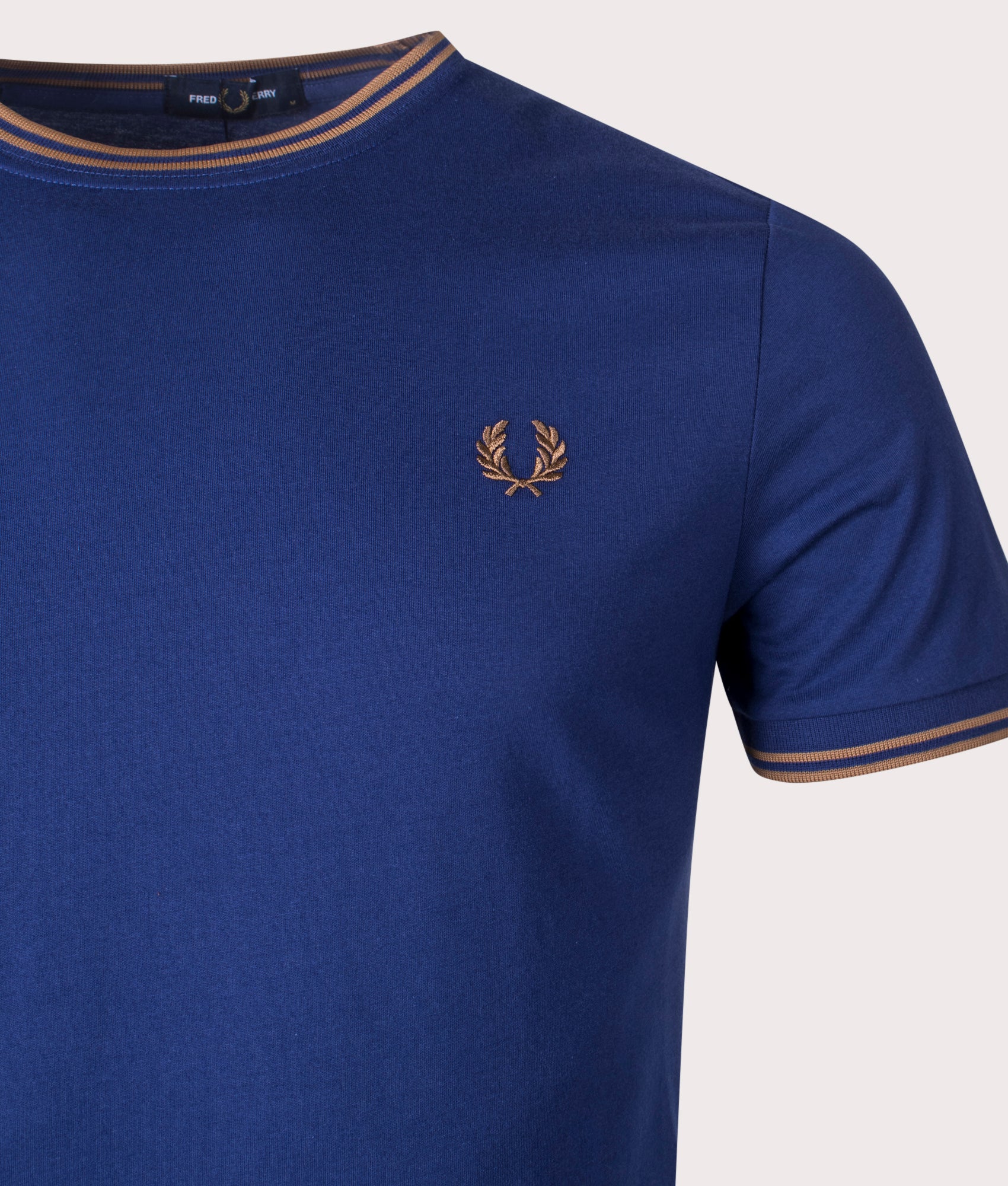 Fred Perry Twin Tipped T-Shirt in French Navy, EQVVS.