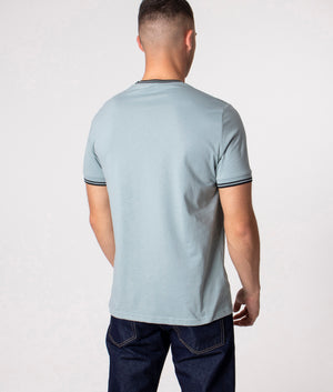 Twin-Tipped-T-Shirt-Silver-Blue-Fred-Perry-EQVVS