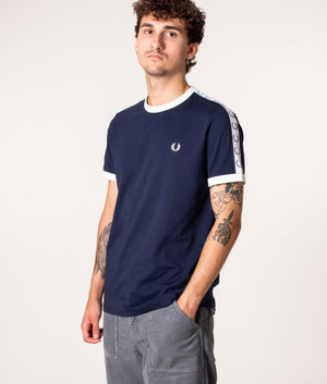 Taped-Ringer-T-Shirt-Carbon-Blue-Fred-Perry-EQVVS