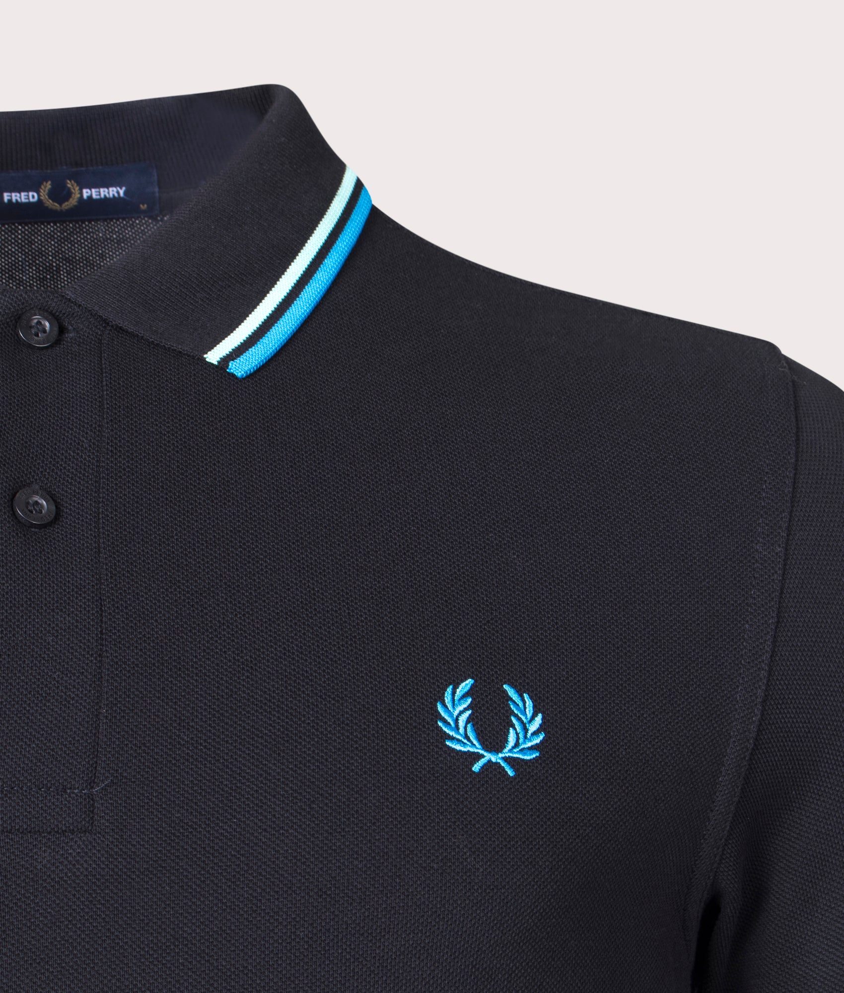 Twin-Tipped-Fred-Perry-Polo-Shirt-Black/Wasabi/Vintagesky-Fred-Perry-EQVVS
