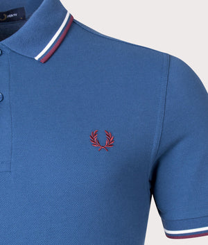 Twin-Tipped-Fred-Perry-Polo-MidnightBlue/Snow-White/Oxblood-Fred-Perry-EQVVS