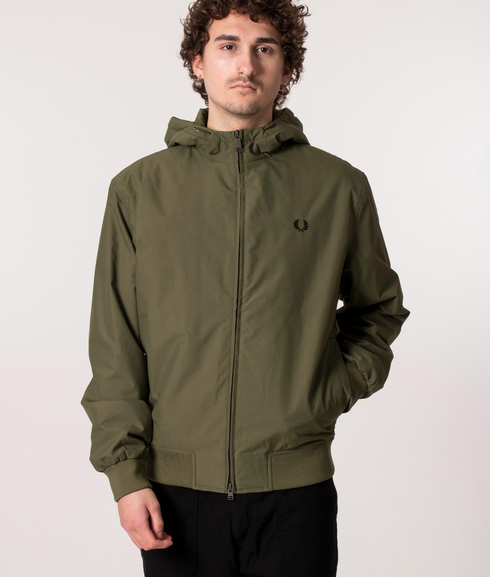 Padded-Hooded-Brentham-Jacket-Uniform-Green-Fred-Perry-EQVVS