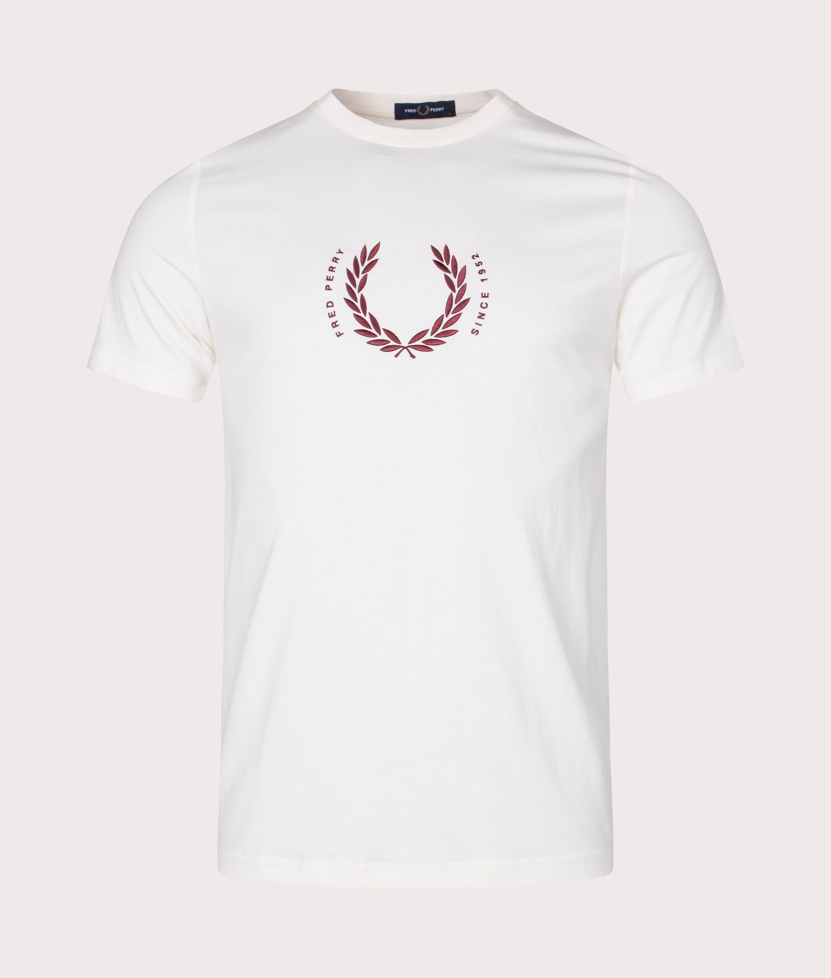 Fred Perry Circle Branding T-Shirt White, EQVVS. 