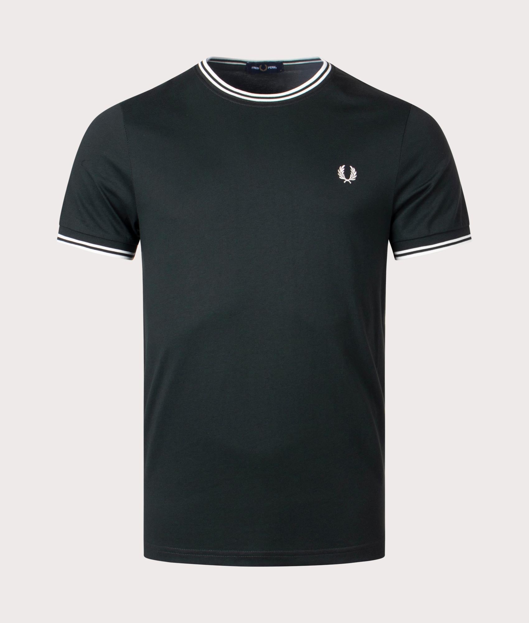 Twin-Tipped-T-Shirt-Night-Green-Fred-Perry-EQVVS
