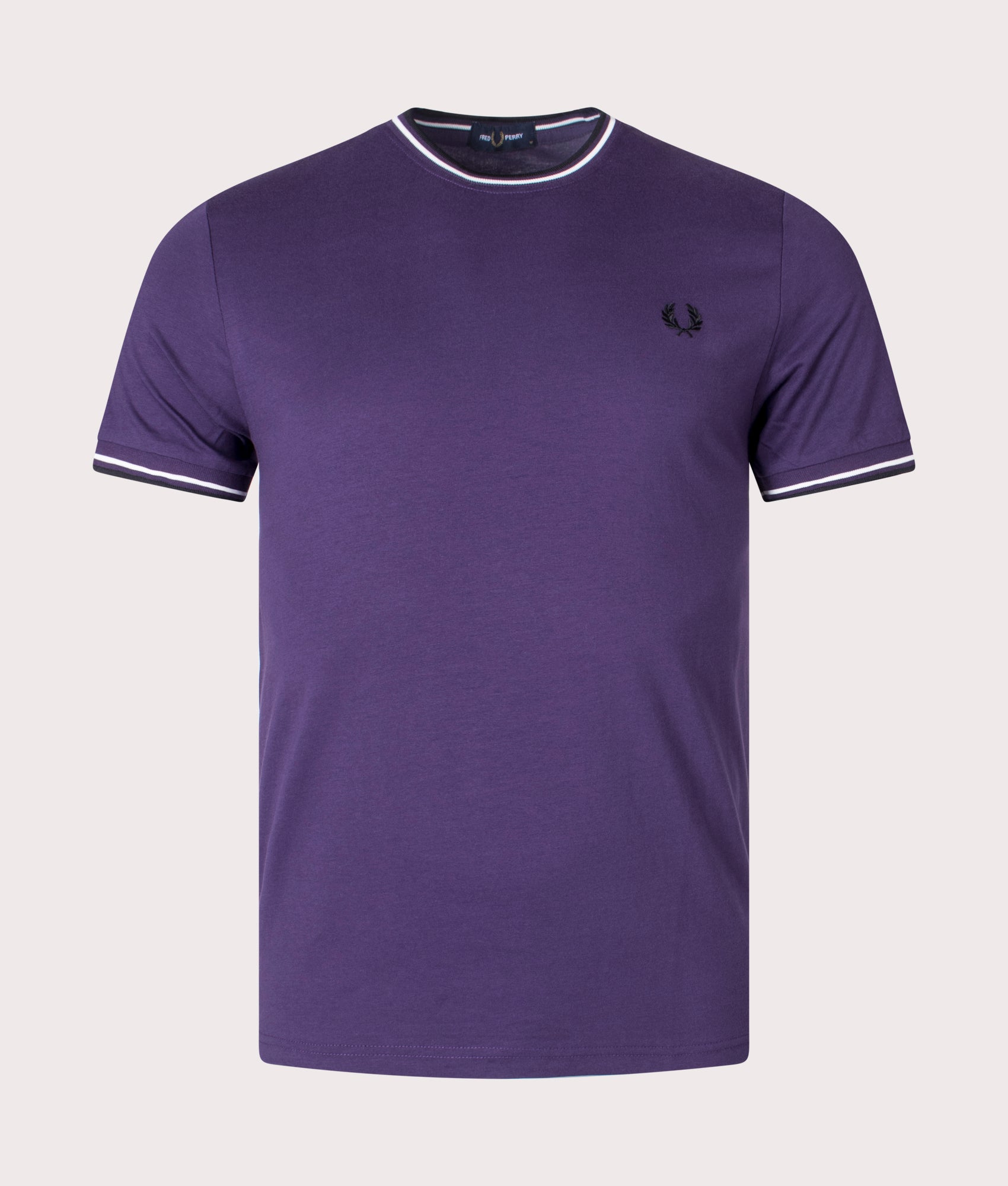 Fred Perry Twin Tipped T-Shirt in Purple, EQVVS. 