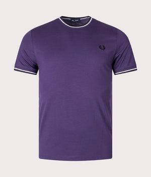 Fred Perry Twin Tipped T-Shirt in Purple, EQVVS. 
