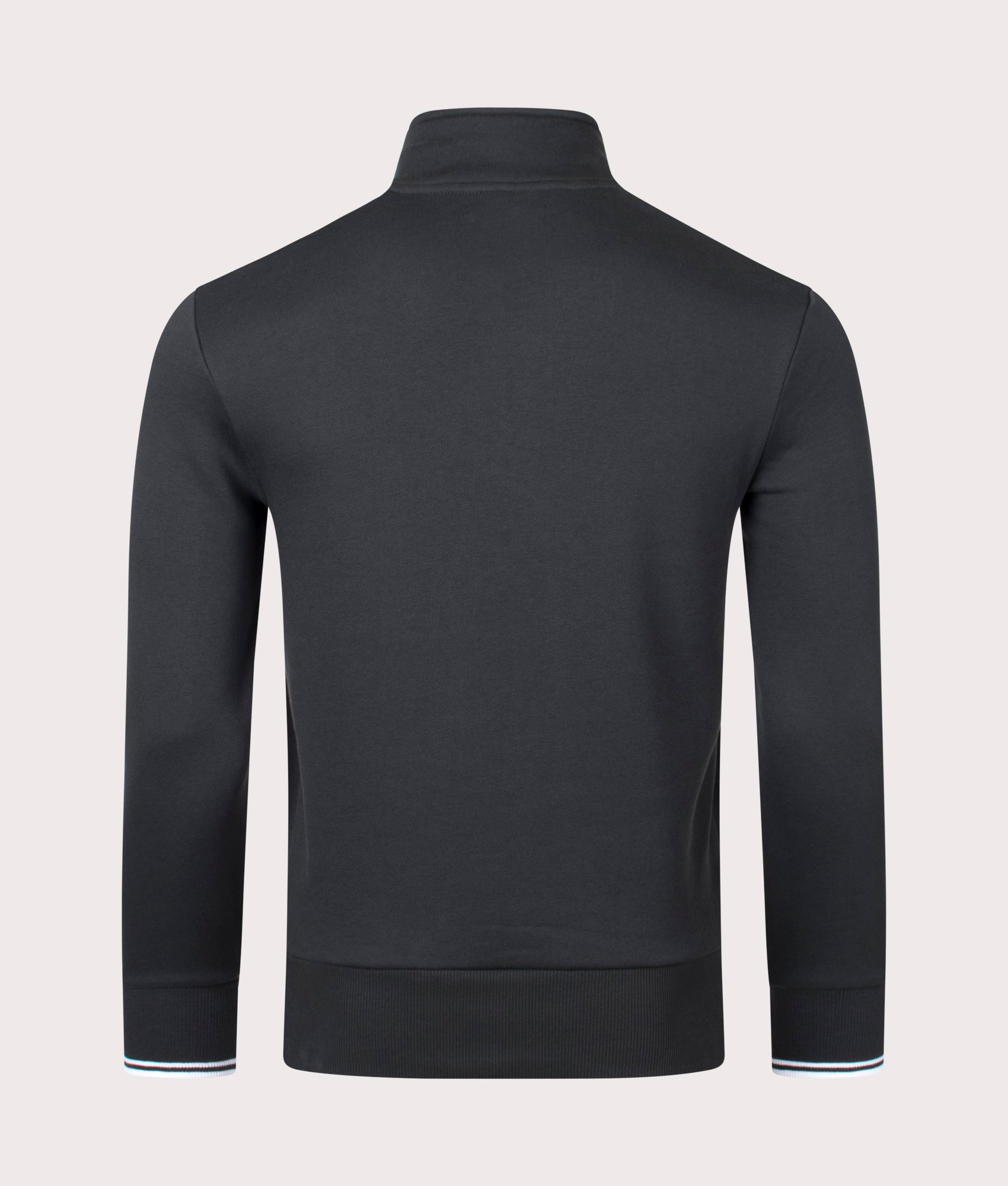 Quarter-Zip-Sweatshirt-Night-Green-Fred-Perry-EQVVS