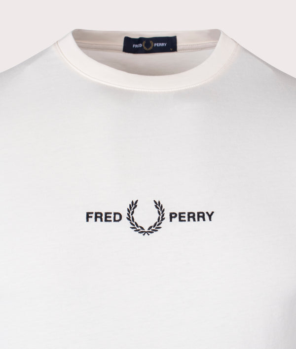 Taped Cuff T-Shirt Ecru | Fred Perry | EQVVS