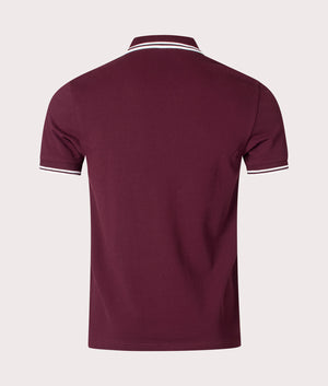Fred Perry Twin Tipped Polo Shirt in Oxblood, EQVVS