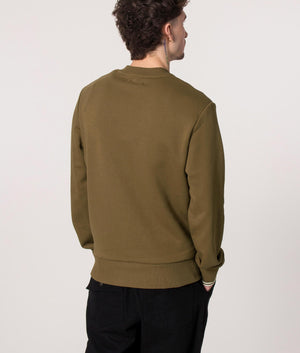 Crew Neck Sweatshirt Shaded Stone | Fred Perry | EQVVS