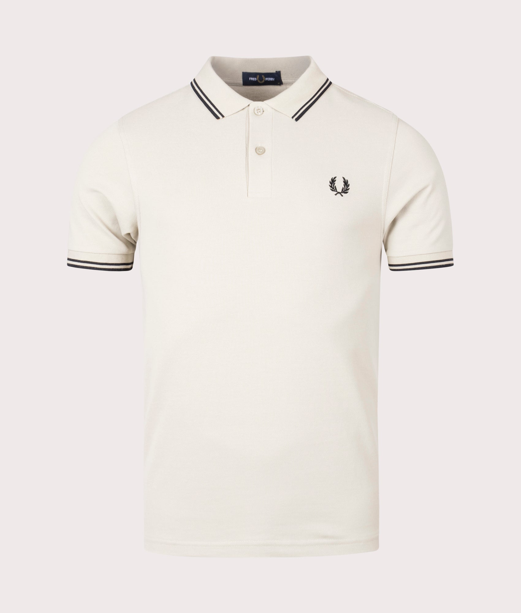 Twin-Tipped-Fred-Perry-Polo-Light-Oyster/Black-Fred-Perry-EQVVS