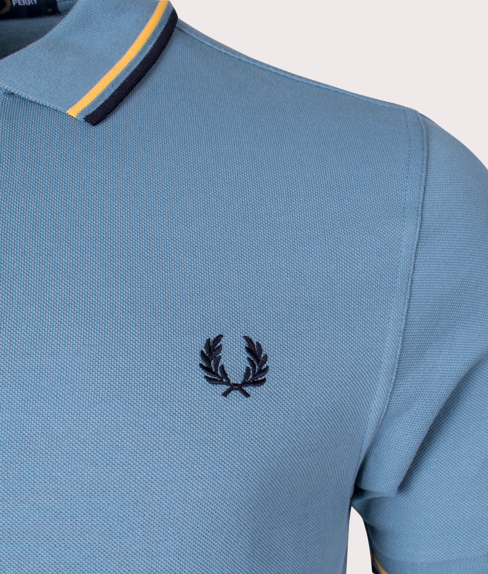 Twin-Tipped-Fred-Perry-Polo-Ash-Blue/Golden-Hour/Navy-Fred-Perry-EQVVS