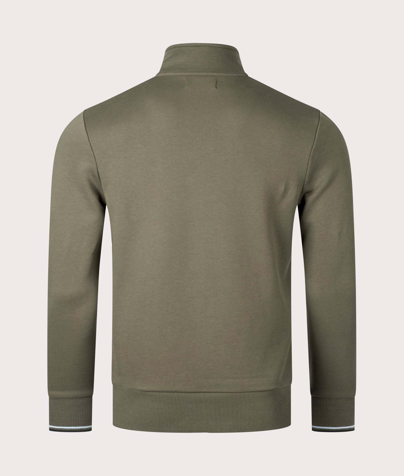 Quarter-Zip-Sweatshirt-Uniform-Green-Fred-Perry-EQVVS