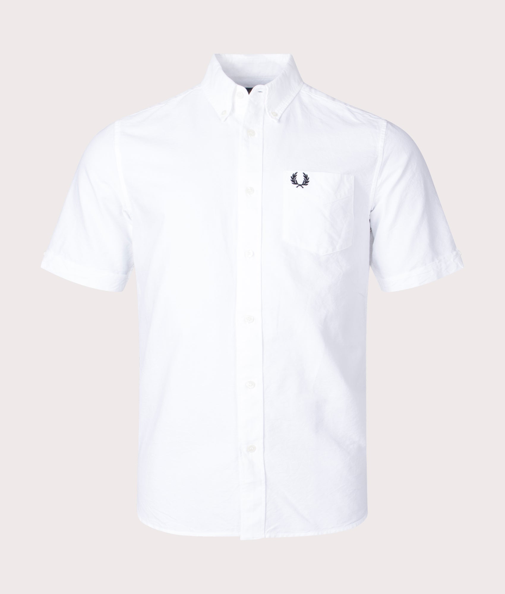 Short Sleeve Oxford Shirt White | Fred Perry | EQVVS
