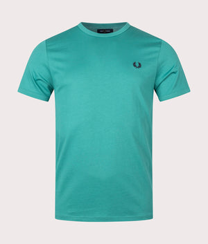 Ringer-T-Shirt-Deep-Mint-Fred-Perry-EQVVS