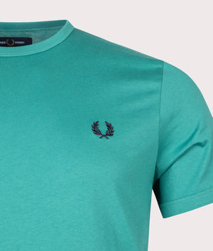 Ringer-T-Shirt-Deep-Mint-Fred-Perry-EQVVS