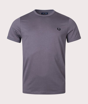Ringer-T-Shirt-Gunmetal-Fred-Perry-EQVVS