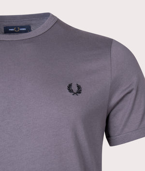 Ringer-T-Shirt-Gunmetal-Fred-Perry-EQVVS