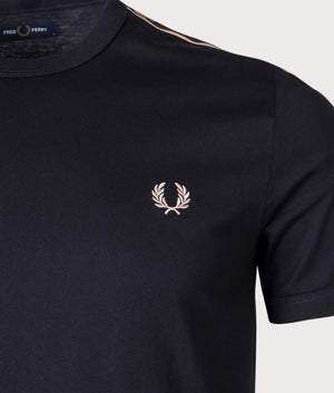 Contrast-Tape-Ringer-T-Shirt-Black/Black-Fred-Perry-EQVVS