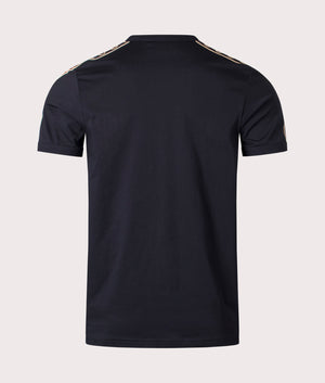 Contrast-Tape-Ringer-T-Shirt-Black/Black-Fred-Perry-EQVVS
