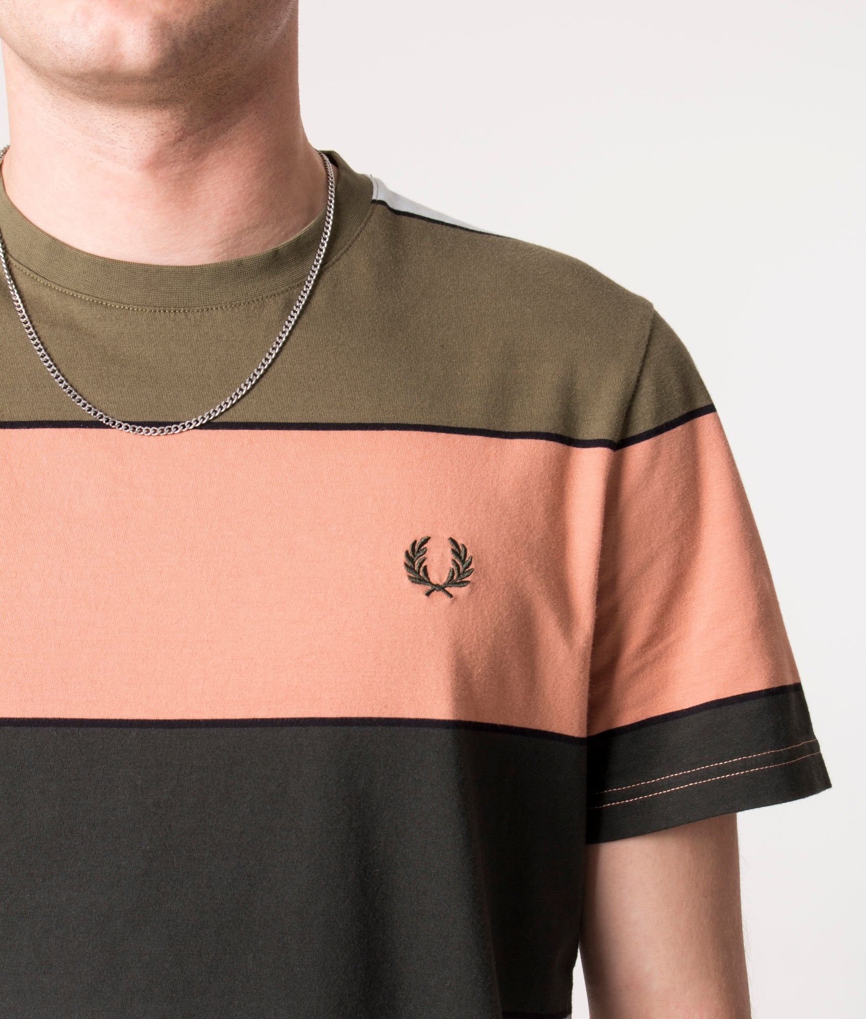 Bold-Stripe-T-Shirt-Light-Rust-Fred-Perry-EQVVS
