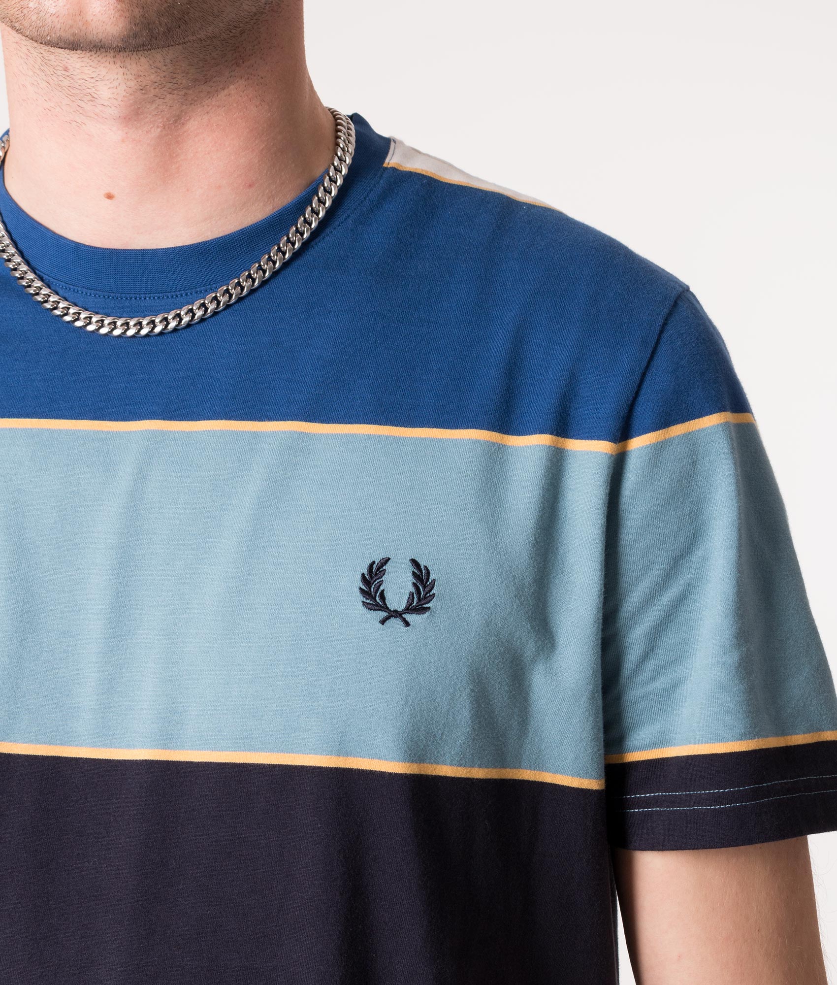 Bold-Stripe-T-Shirt-Ash-Blue-Fred-Perry-EQVVS