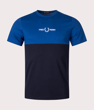 Branded-Colour-Block-T-Shirt-Navy-Fred-Perry-EQVVS