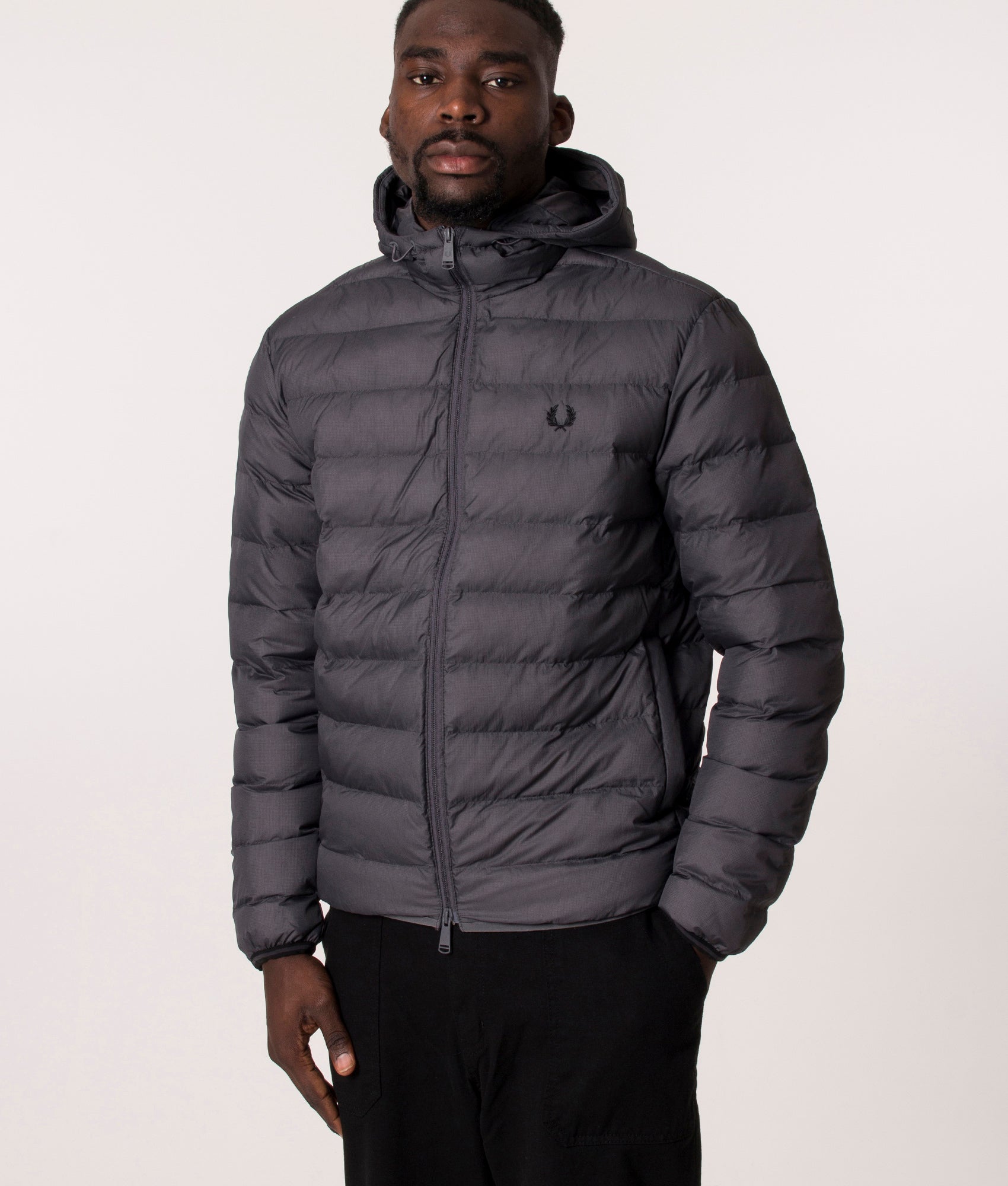 Hooded-Insulated-Jacket-Gunmetal-Fred-Perry-EQVVS