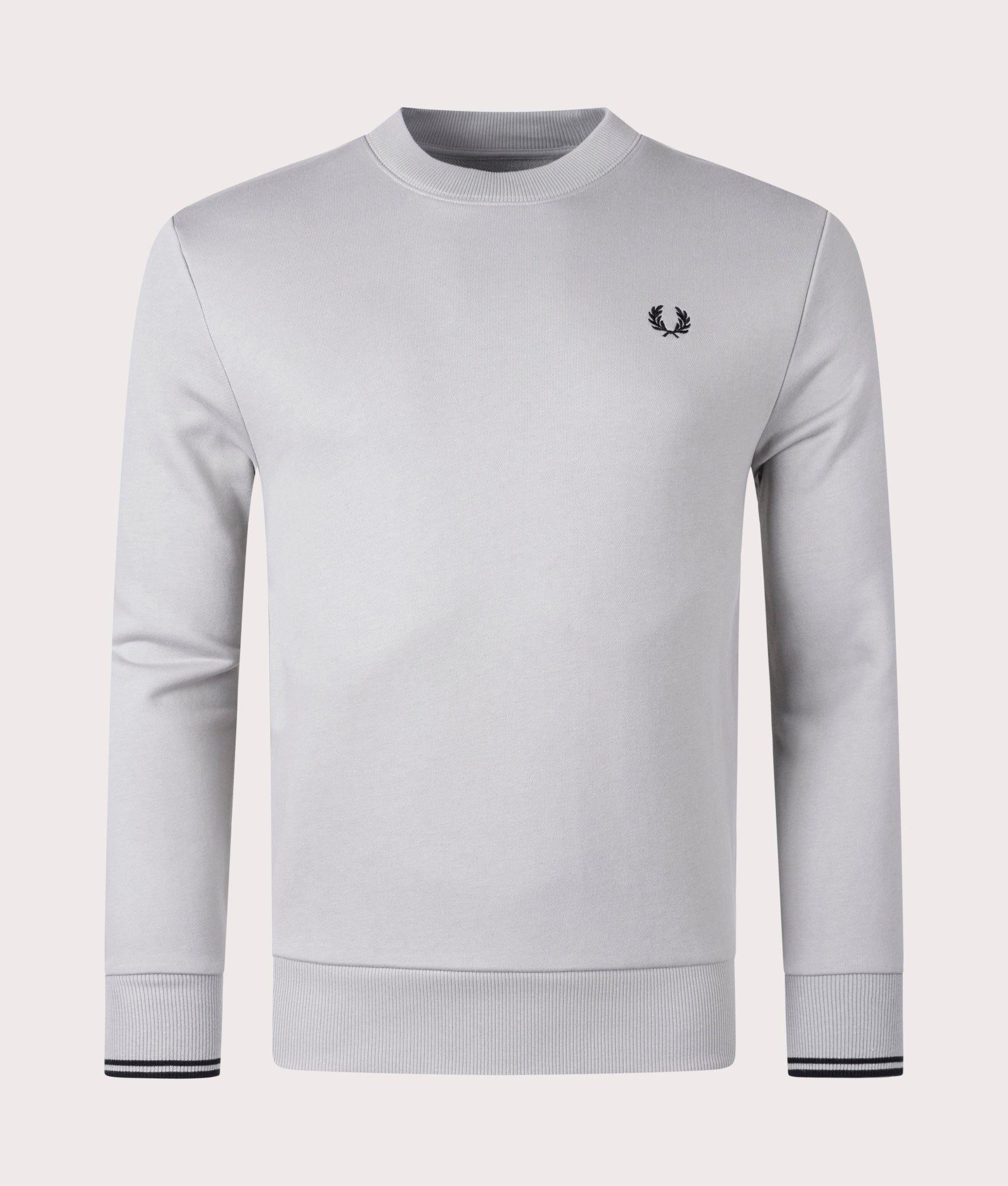 Crew-Neck-Sweatshirt-Limestone-Fred-Perry-EQVVS