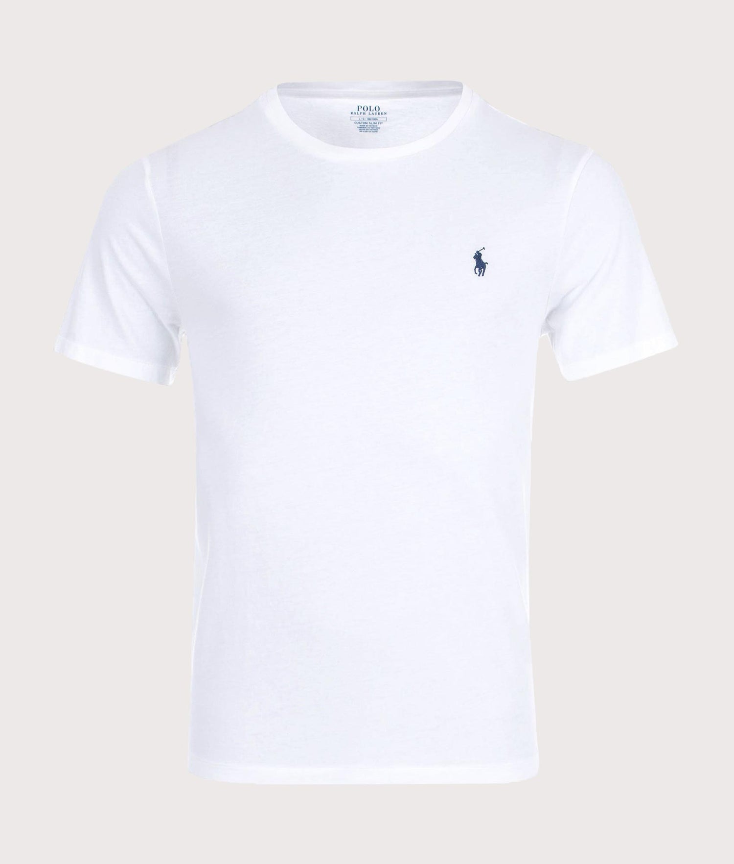 Custom Slim Fit T-Shirt White | Polo Ralph Lauren | EQVVS