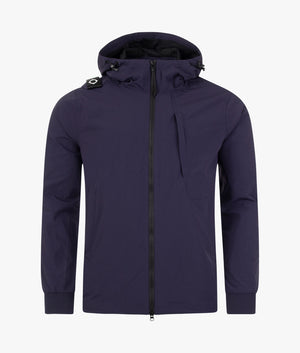 SP Hooded Overshirt Dark Navy | MA.Strum | EQVVS