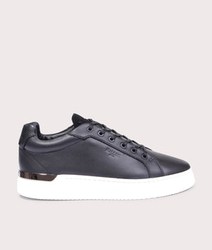 GRFTR Trainers Black Leather Mallet EQVVS - Main Image