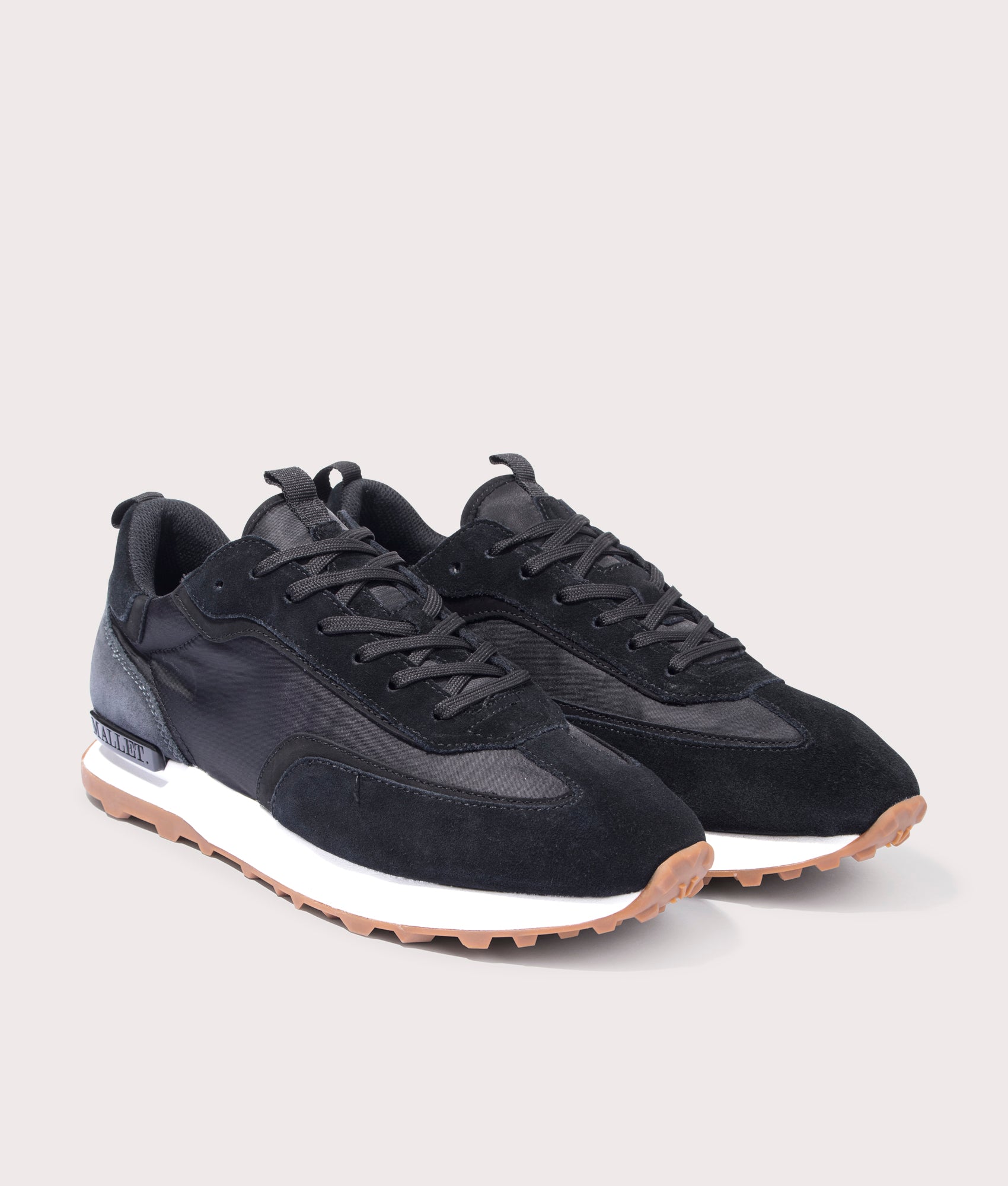 Drayton-Nylon-Trainers-Black-Mallet-EQVVS