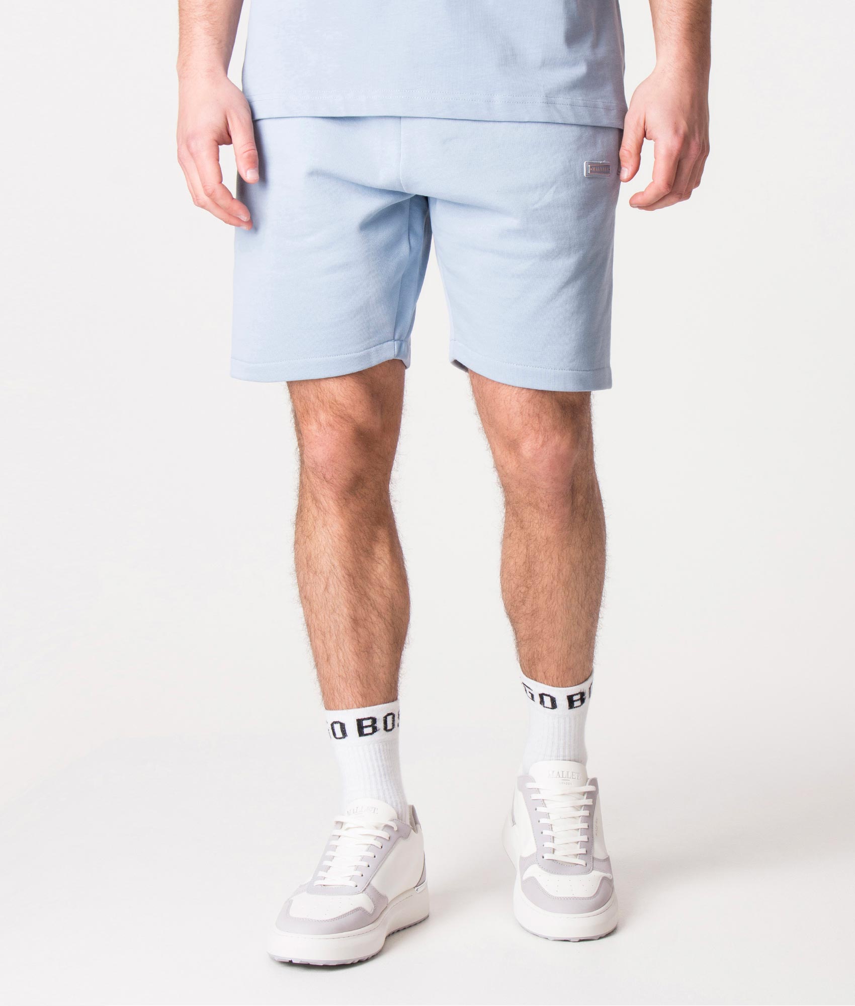 Regular-Fit-Seamless-Plaque-Sweat-Shorts-Dusty-Blue-Mallet-EQVVS