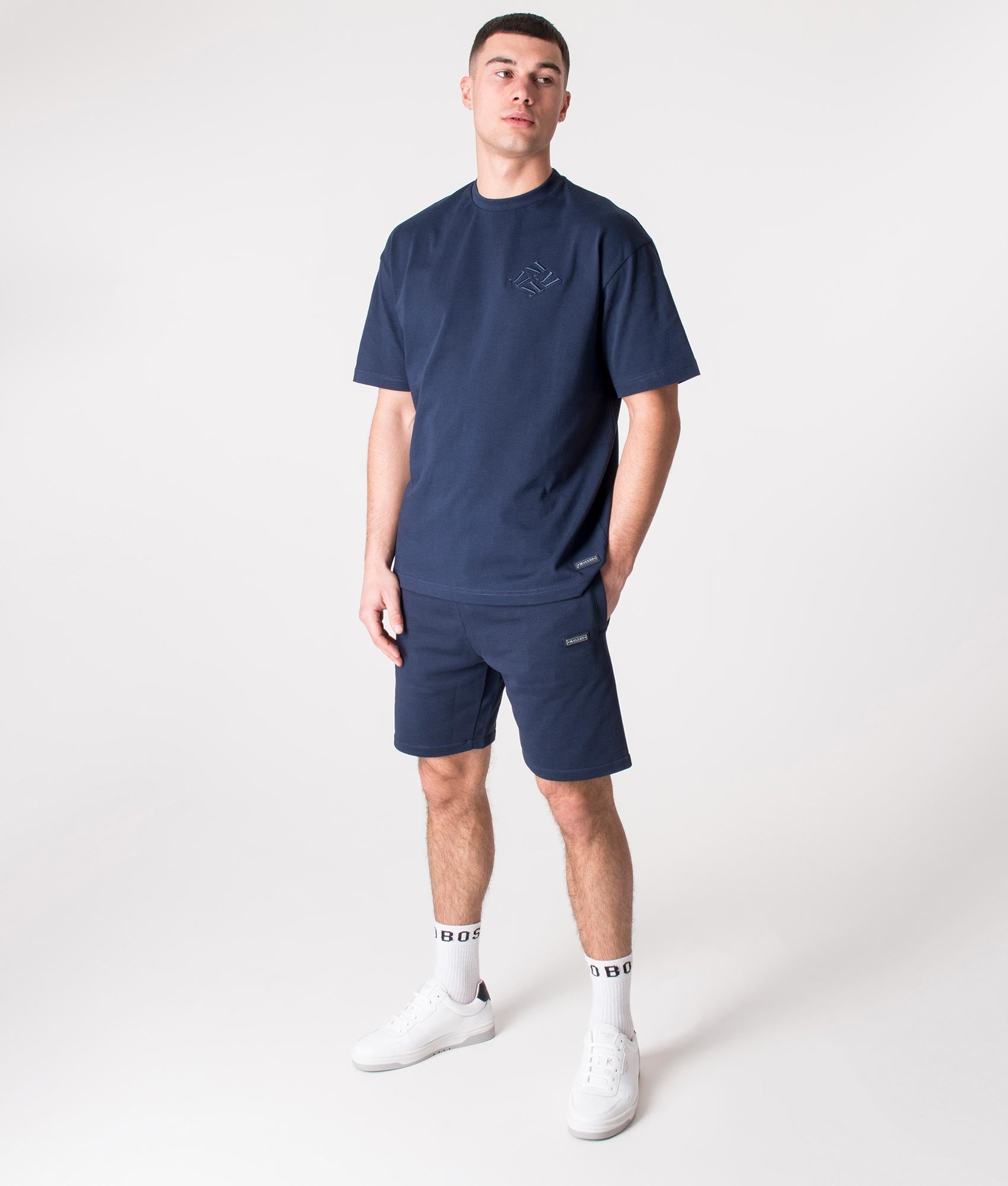 Regular-Fit-Seamless-Plaque-Sweat-Shorts-Navy-Mallet-EQVVS