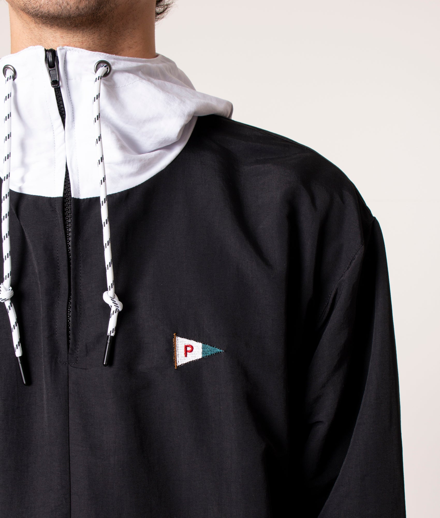 Relaxed-Fit-Anse-Colour-Block-Jacket-Multi/Black-Parlez-EQVVS