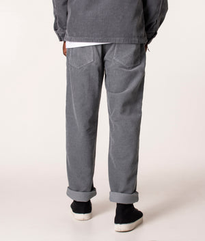 Stan Ray Fat Pant in Grey at EQVVS. Back Shot Cuffed. 