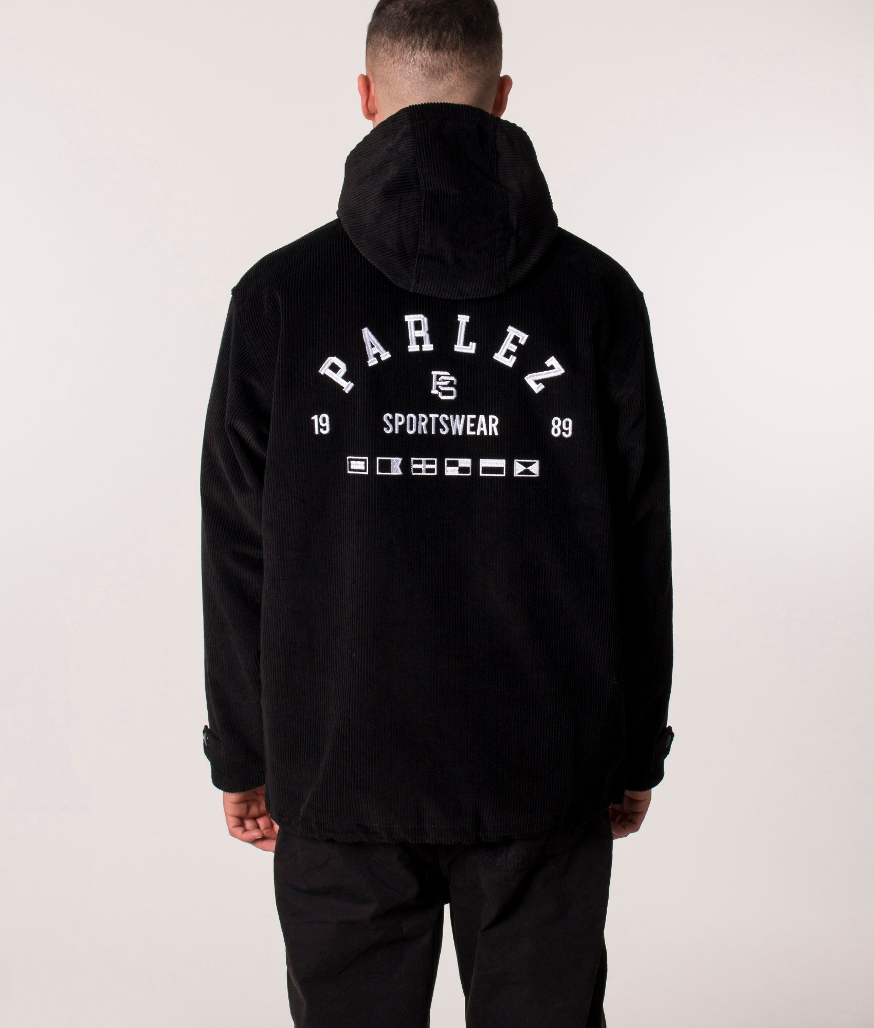 Parlez Relaxed Fit Akers Jacket in Black, EQVVS. 